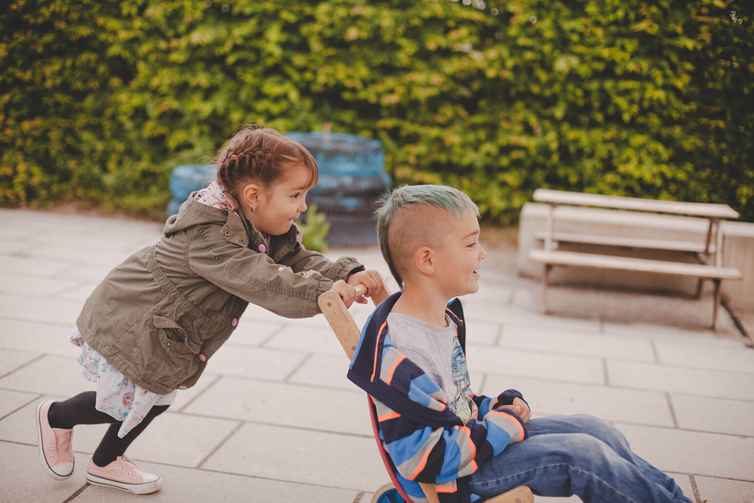 servusKids München Stiftsbogen Garten