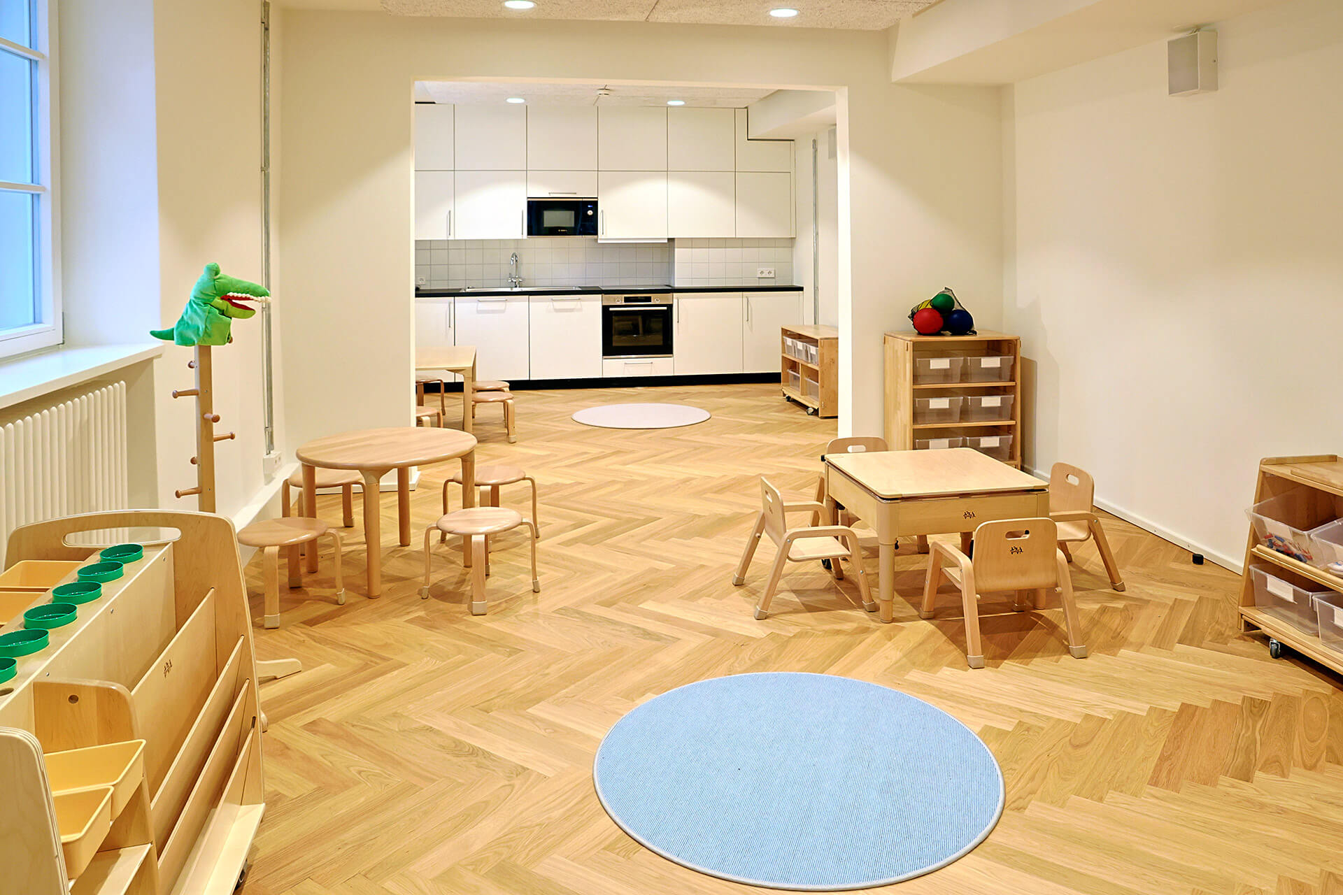 servusKids München Einrichtung und Küche