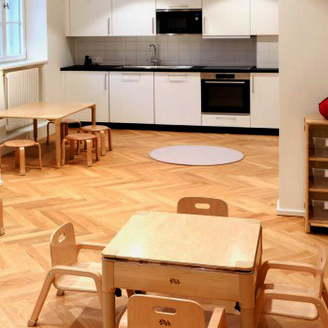 servusKids München Einrichtung und Küche